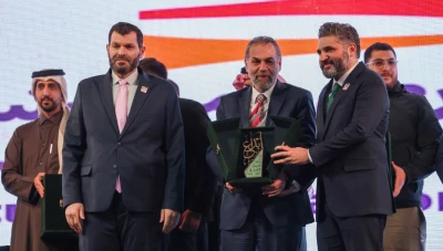 معرض دمشق للكتاب يمنح إبراهيم الجبين جائزة الإبداع الدولية