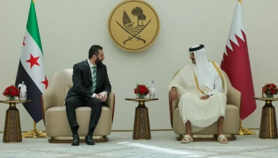 الرئيس الشرع بالدوحة وأمير قطر يعرب عن سعادته بالزيارة