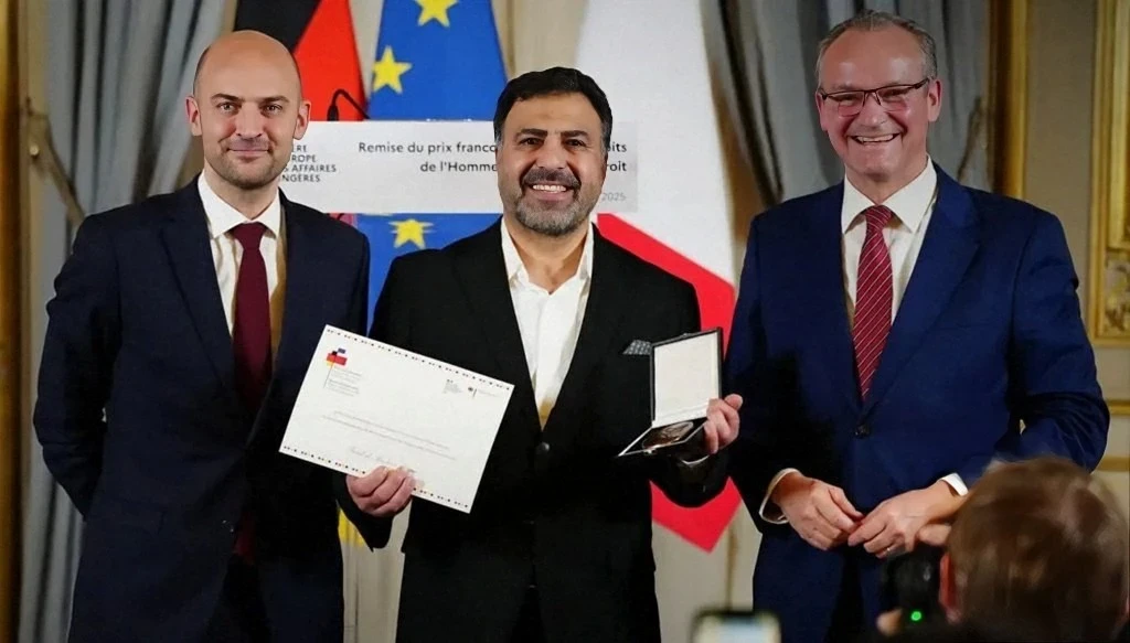قصير سوريا.. فريد المذهان يفوز بالجائزة الفرنسية الألمانية لحقوق الإنسان
