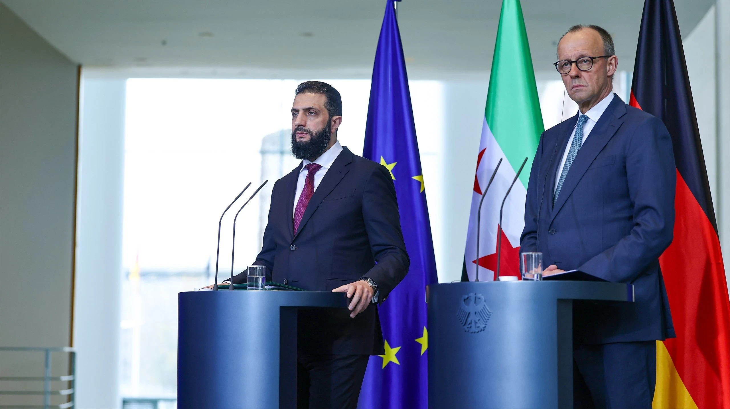 الرئيس الشرع: جولة برلين ولندن تعكس انفتاح سوريا على شراكات دولية جديدة