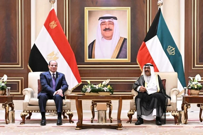 مصر والكويت تشددان على دعم استقرار سوريا
