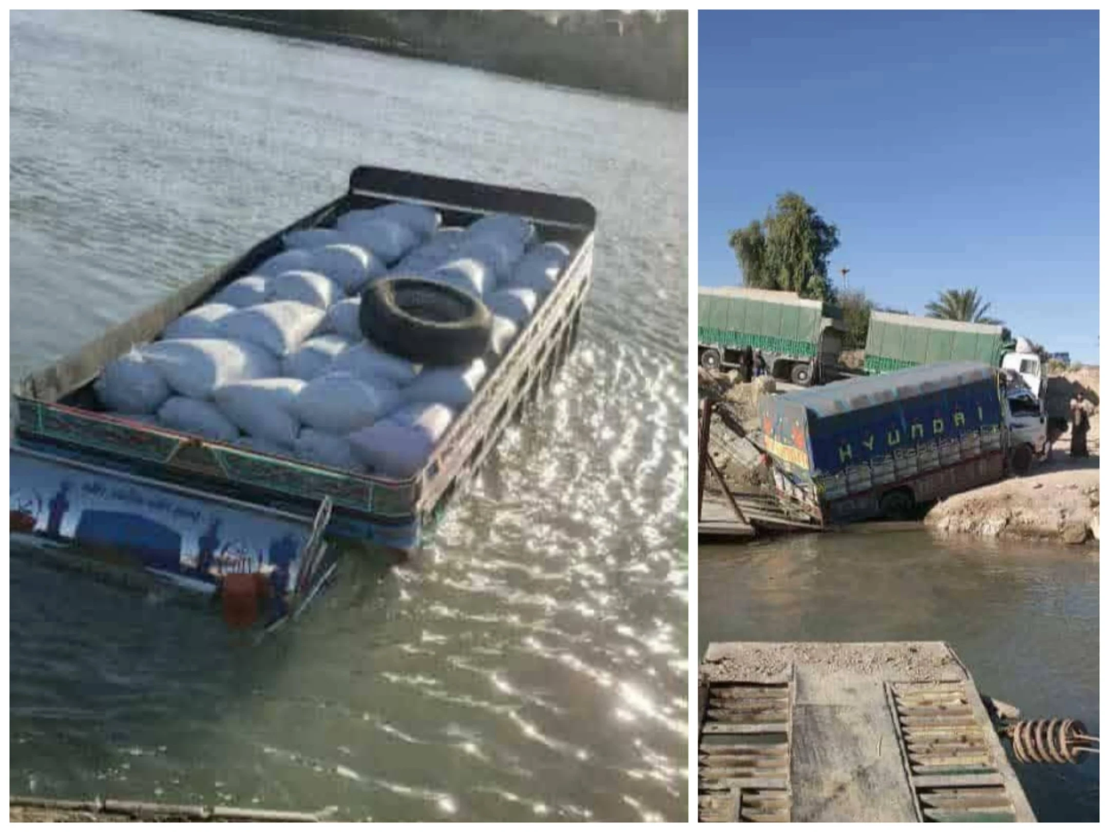 دير الزور: تأكيد رسمي على سلامة مياه الفرات بعد سقوط شاحنة سماد بالنهر