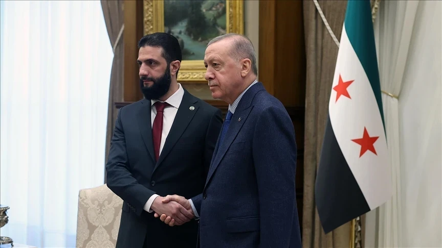 اتصال هاتفي بين الشرع وأردوغان يبحث التصعيد الإيراني – الإسرائيلي
