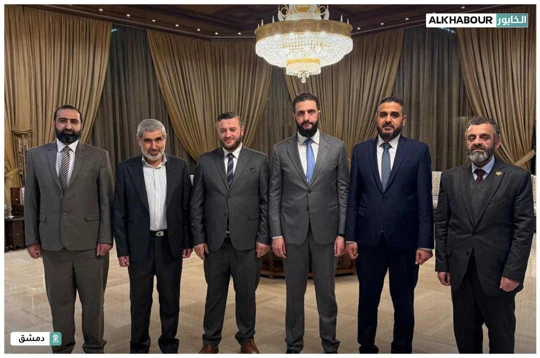 الشرع يبحث مع وفد من الحسكة الأوضاع الخدمية والسياسية