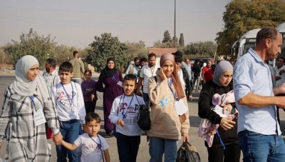 حمص تستقبل 68 عائلة سورية مهجرة عائدة من لبنان