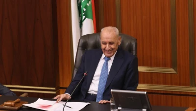 رئيس مجلس النواب اللبناني يبارك انتخاب العواك رئيسا لمجلس الشعب