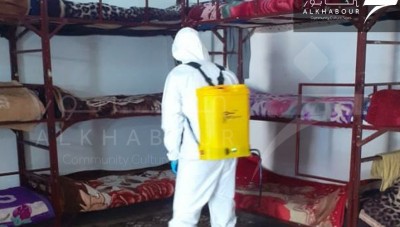 "الشرطة العسكرية" تبدأ إجراءات احترازية للوقاية من "كورونا" بمنطقة نبع السلام