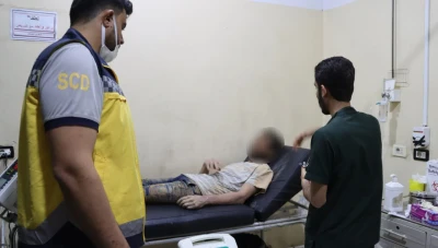 إنقاذ رجل بعد سقوطه في بئر ارتوازي بريف إدلب