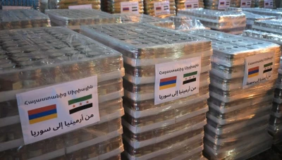 بقيمة 126 ألف دولار أمريكي..أرمينيا تقدم مساعدات لسوريا