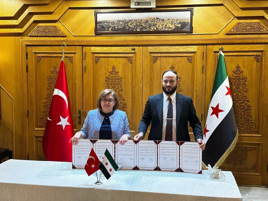 محافظة حلب توقع اتفاقية توأمة مع مدينة غازي عنتاب التركية