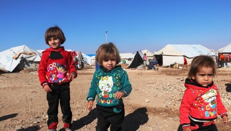 مقتـل طفلين بحريق في مخيم العريشة بالحسكة