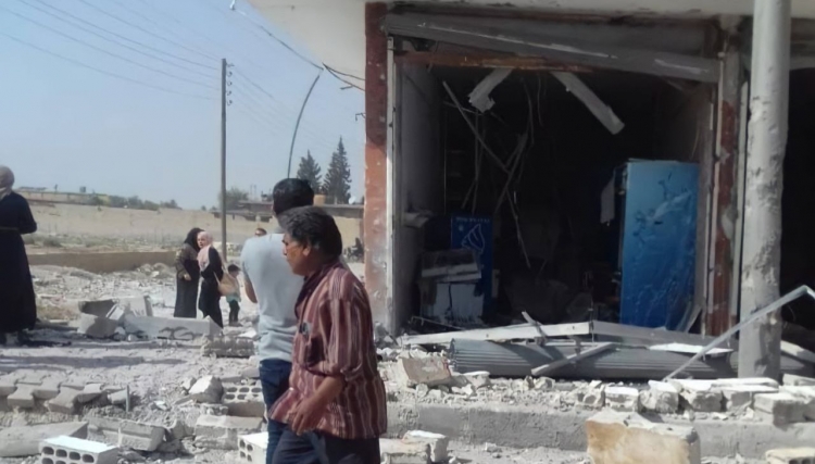 شهداء مدنيون جراء قصف صاروخي على مدينة تل أبيض