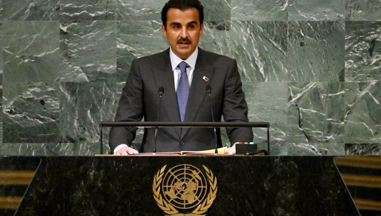 أمير قطر: المجتمع الدولي عجز عن محاسبة مجرمي الحرب في سوريا